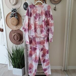 Spiritual Gangster Pink and Purple Kids Pajama Set